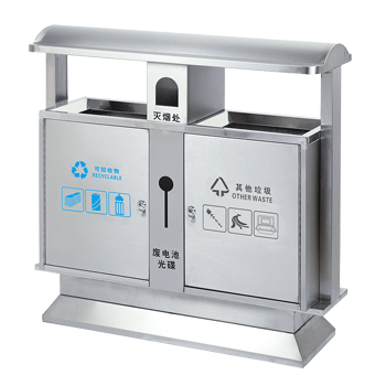 不銹鋼室外垃圾桶 不銹鋼室外垃圾桶